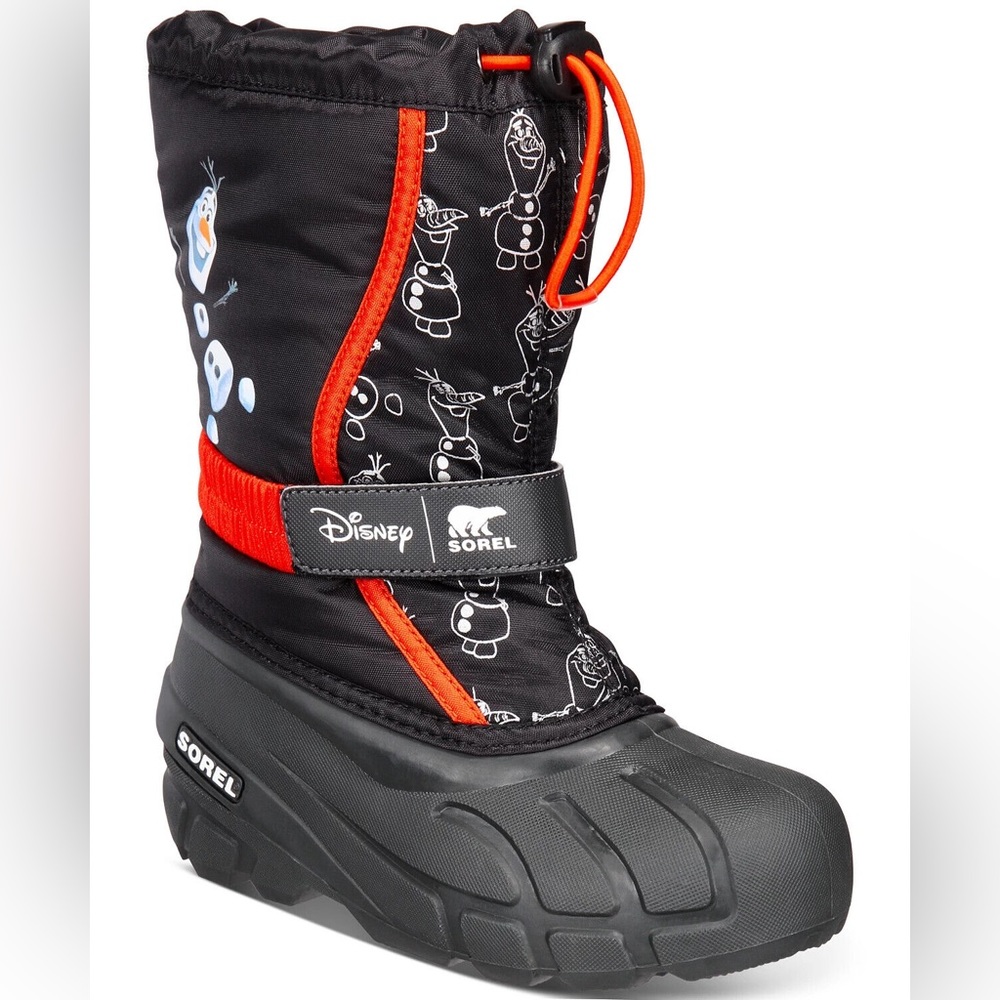 Sorel x Disney Kids Flurry Frozen Olaf edition snow Boots 11c